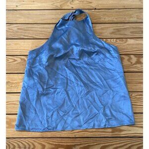 Loulou Studio 100% Silk Sleeveless Blouse Size Medium Women’s Blue
